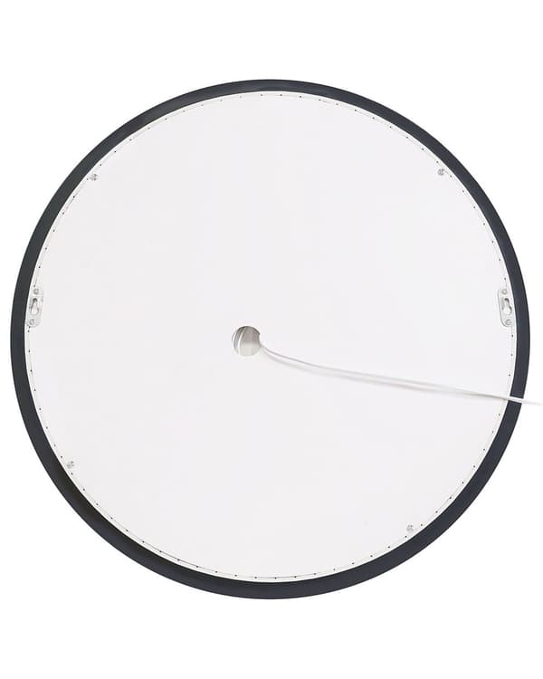 Veggmontert Hengende LED-speil 58 cm Rundt Moderne Baderomsspeil Sminkespeil Soverom
