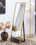 Miniatyrbilde 2 av 7: Gulvspeil gull ramme 40 x 140 cm moderne