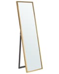 Miniatyrbilde 1 av 7: Gulvspeil gull ramme 40 x 140 cm moderne