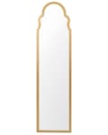 Miniatyrbilde 4 av 7: Ståënde Speil Gull MDF 40 x 150 cm med Stativ Dekorativ Ramme Moderne Design