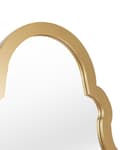 Miniatyrbilde 6 av 7: Ståënde Speil Gull MDF 40 x 150 cm med Stativ Dekorativ Ramme Moderne Design