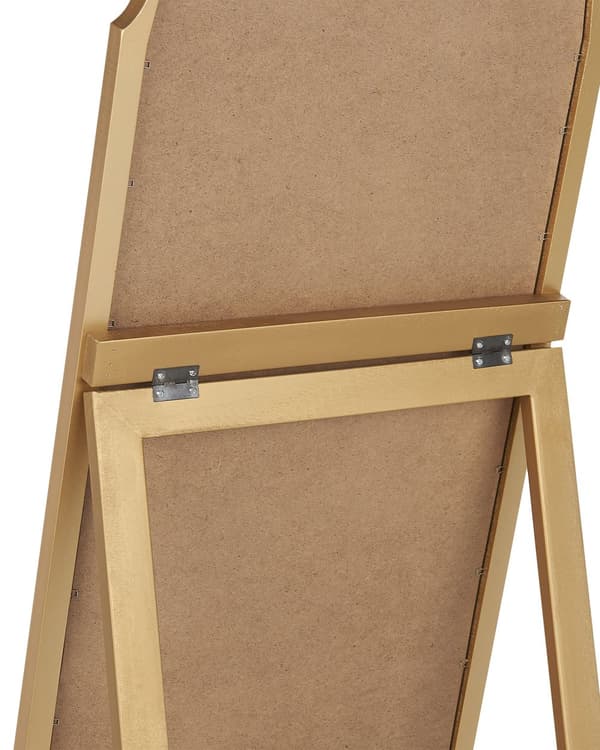 Ståënde Speil Gull MDF 40 x 150 cm med Stativ Dekorativ Ramme Moderne Design