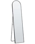 Miniatyrbilde 1 av 7: Stående speil Svart Metallramme 36 x 150 cm Moderne design Oval from Gulvspeil Tilbehør Dekorasjon