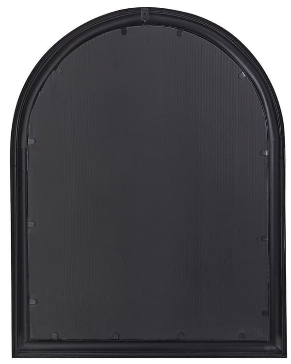 Veggspeil Sort Metall 69 x 89 cm Tradisjonell