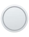 Miniatyrbild 1 av 10: Väggspegel med LED Silver ø 79 cm Rund Modern Design Badrum Sminkspegel Sovrum