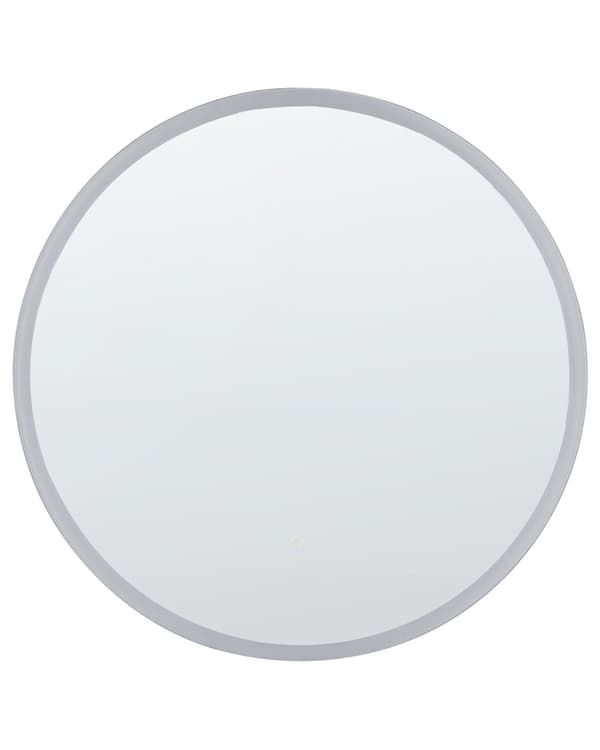 Väggmonterad LED Spegel 79 cm Rund Modern Nutida Badrum Sminkspegel Sovrum