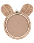 Miniatyrbillede 4 af 5: Vægspejl Natur rattan ø 20 cm Dekorative Bjørne ører Børneværelse Boho Moderne