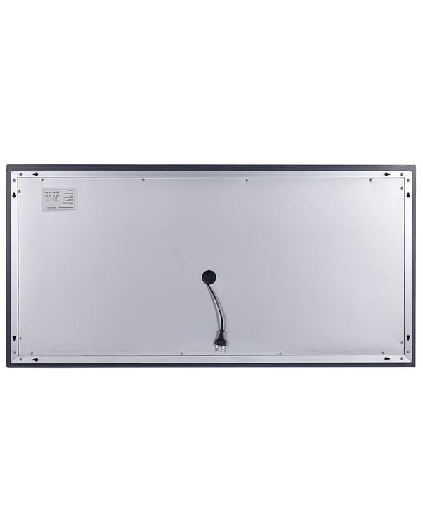Speil med LED-belysning Sølv 120 x 60 cm Rektangulært veggspeil Moderne Baderom Soverom