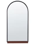 Miniatyrbilde 1 av 5: Speil med hylle Svart Kobber 40 x 67 cm Oval form Veggspeil Dekorasjon Tilbehør Gang Stue