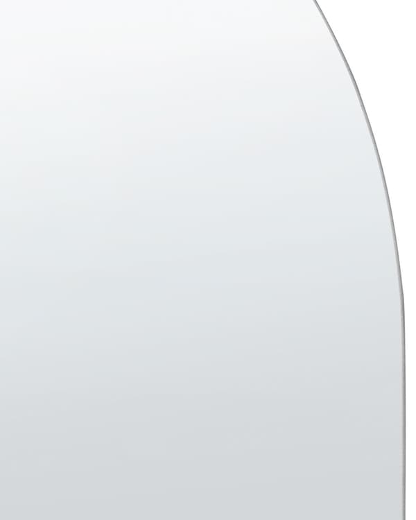 Speil Sølv Glass 40 x 80 cm Oval form Dekorativt Veggmontert Innredning Tilbehør