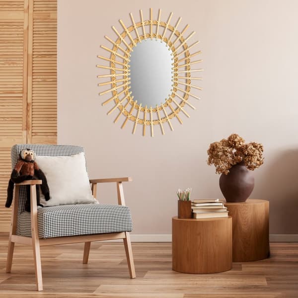 BOHO VÆGSPEJL 57CM QDJ5749