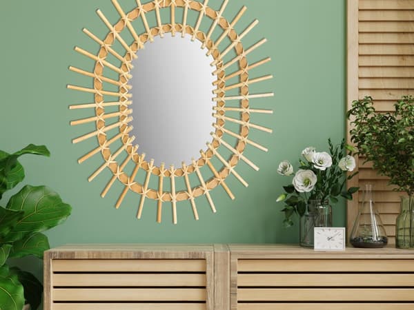 BOHO VÆGSPEJL 57CM QDJ5749