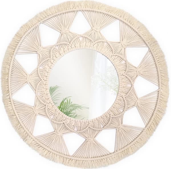 BOHO VÆGSPEJL 65CM 322050