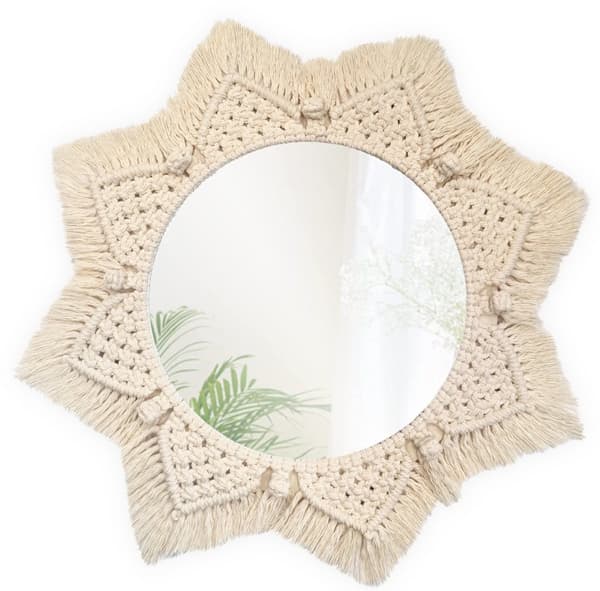 BOHO VÆGSPEJL 53CM 322048