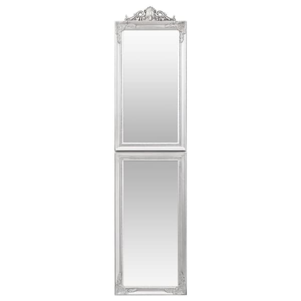 vidaXL Fristående spegel silver 45x180 cm