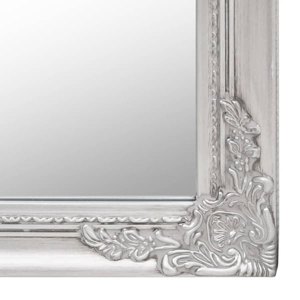 vidaXL Fristående spegel silver 45x180 cm