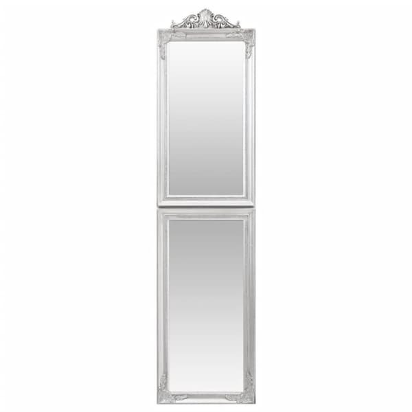 vidaXL Fristående spegel silver 40x160 cm