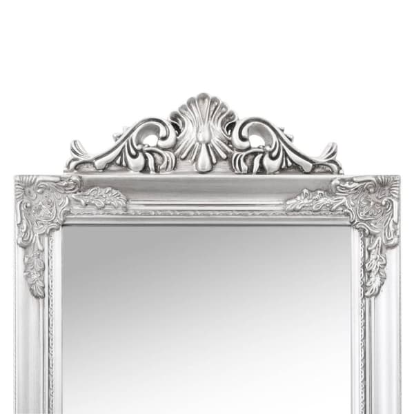 vidaXL Fristående spegel silver 40x160 cm