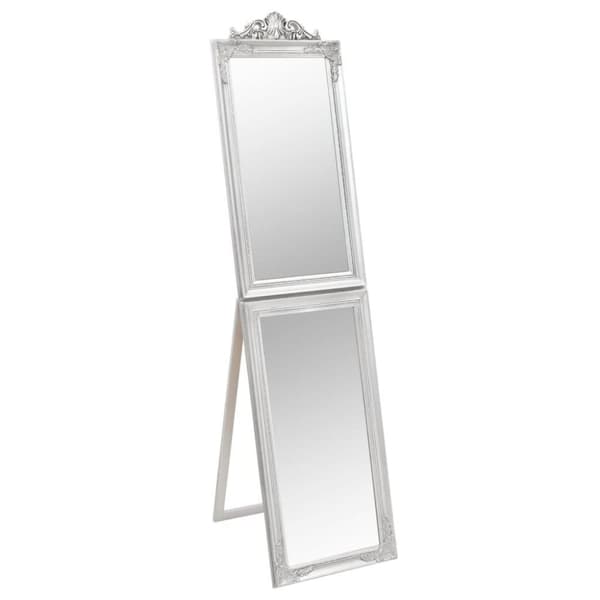 vidaXL Fristående spegel silver 40x160 cm