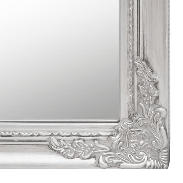vidaXL Fristående spegel silver 50x200 cm