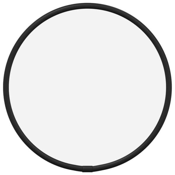 vidaXL Seinäpeili musta Ø 20 cm pyöreä