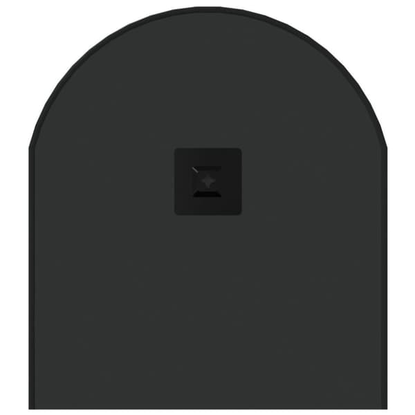 vidaXL vægspejl 80x35 cm oval sort