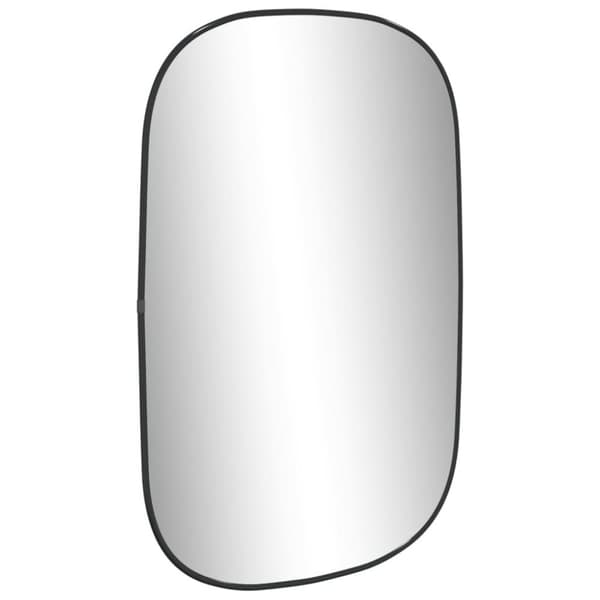 vidaXL Seinäpeili musta 70x45 cm