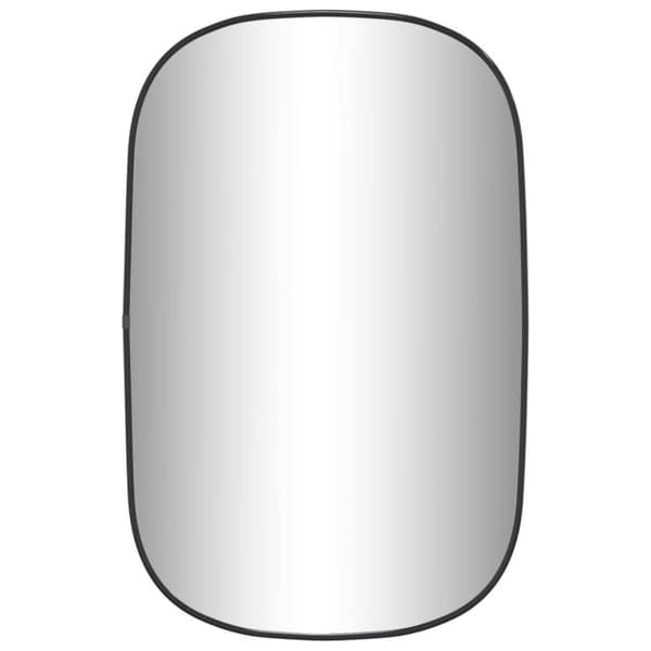 vidaXL Seinäpeili musta 70x45 cm