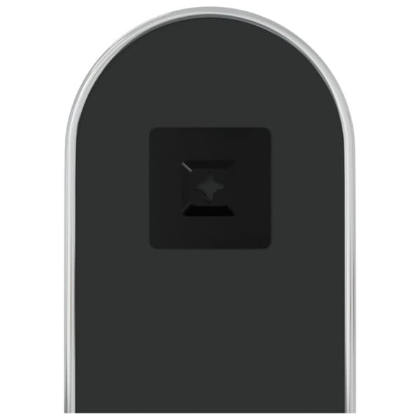 vidaXL vægspejl 40x15 cm oval sølvfarvet