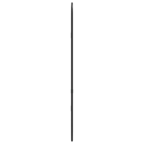 vidaXL vægspejl 60x25 cm oval sort