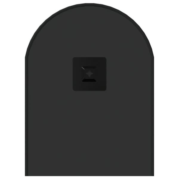 vidaXL vægspejl 60x25 cm oval sort