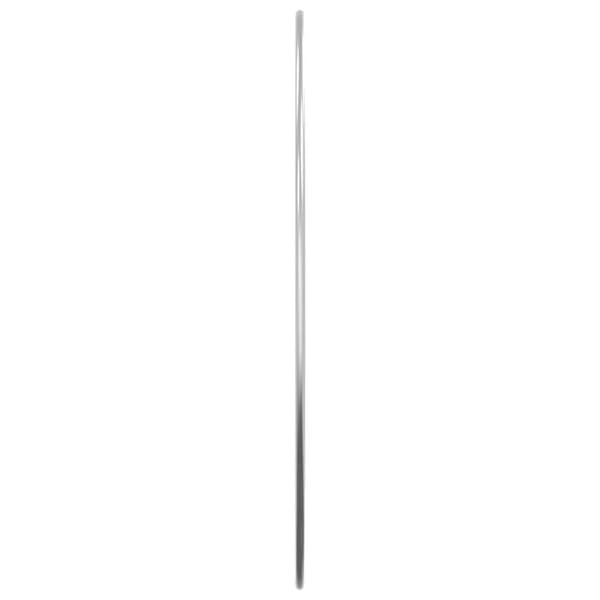 vidaXL vægspejl Ø 50 cm rund sølvfarvet
