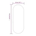 Pikkukuva 6 / 8: vidaXL Seinäpeili hopea 50x20 cm ovaali