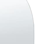 Miniatyrbild 4 av 5: Väggspegel Silver Glas 40 x 80 cm Oval Dekorativ Väggmonterad Accentstycke