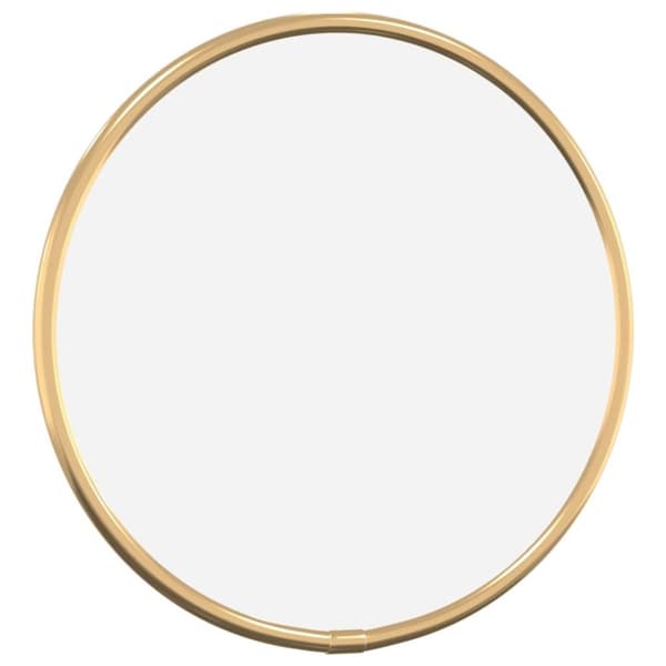vidaXL Väggspegel guld Ø 20 cm rund