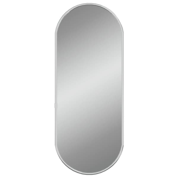 vidaXL Väggspegel silver 50x20 cm oval
