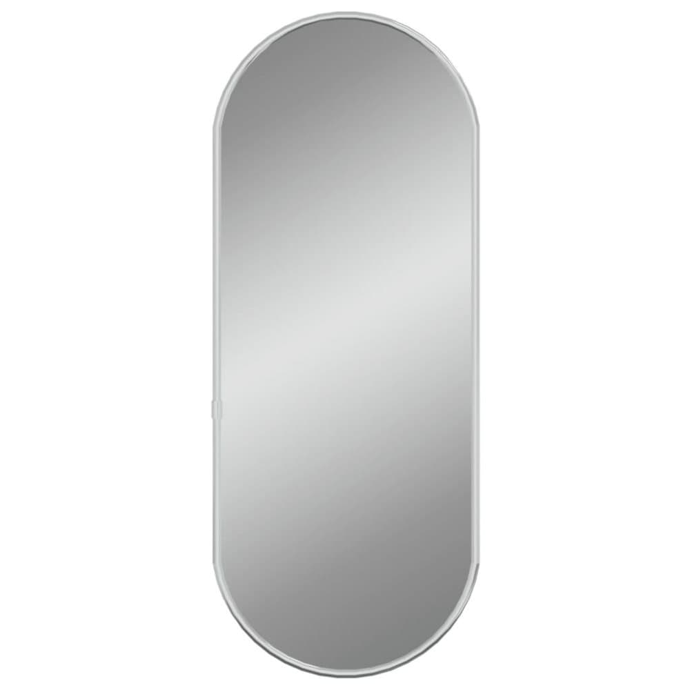 vidaXL Väggspegel silver 50x20 cm oval