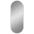 Miniatyrbild 1 av 8: vidaXL Väggspegel silver 50x20 cm oval