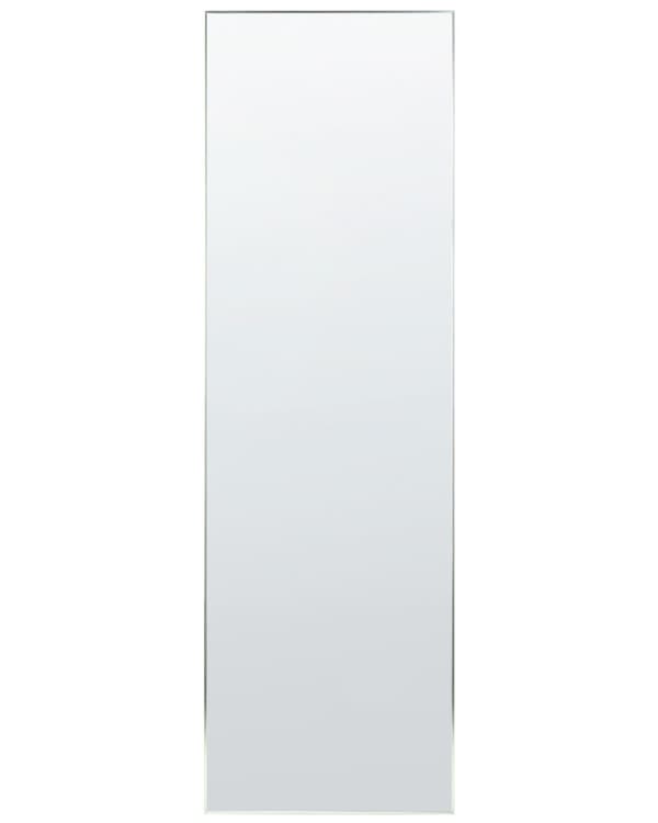 Golvspegel Silver Aluminiumram 50 x 156 cm med Stativ Modern Design Inramad Helkropps