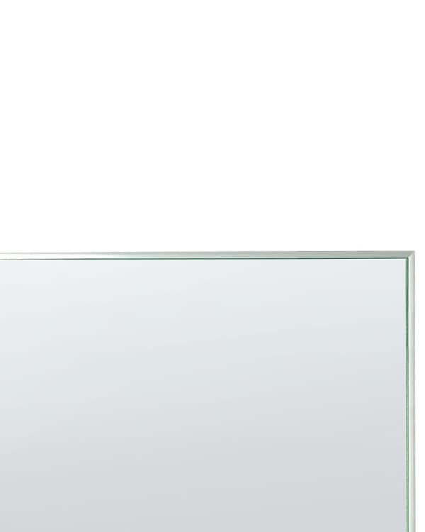 Golvspegel Silver Aluminiumram 50 x 156 cm med Stativ Modern Design Inramad Helkropps