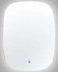 Miniatyrbild 5 av 8: Upphängd LED-spegel ø 78 cm Oval Modern Nutida Badrumsspegel Väggmonterad Smink Sovrum