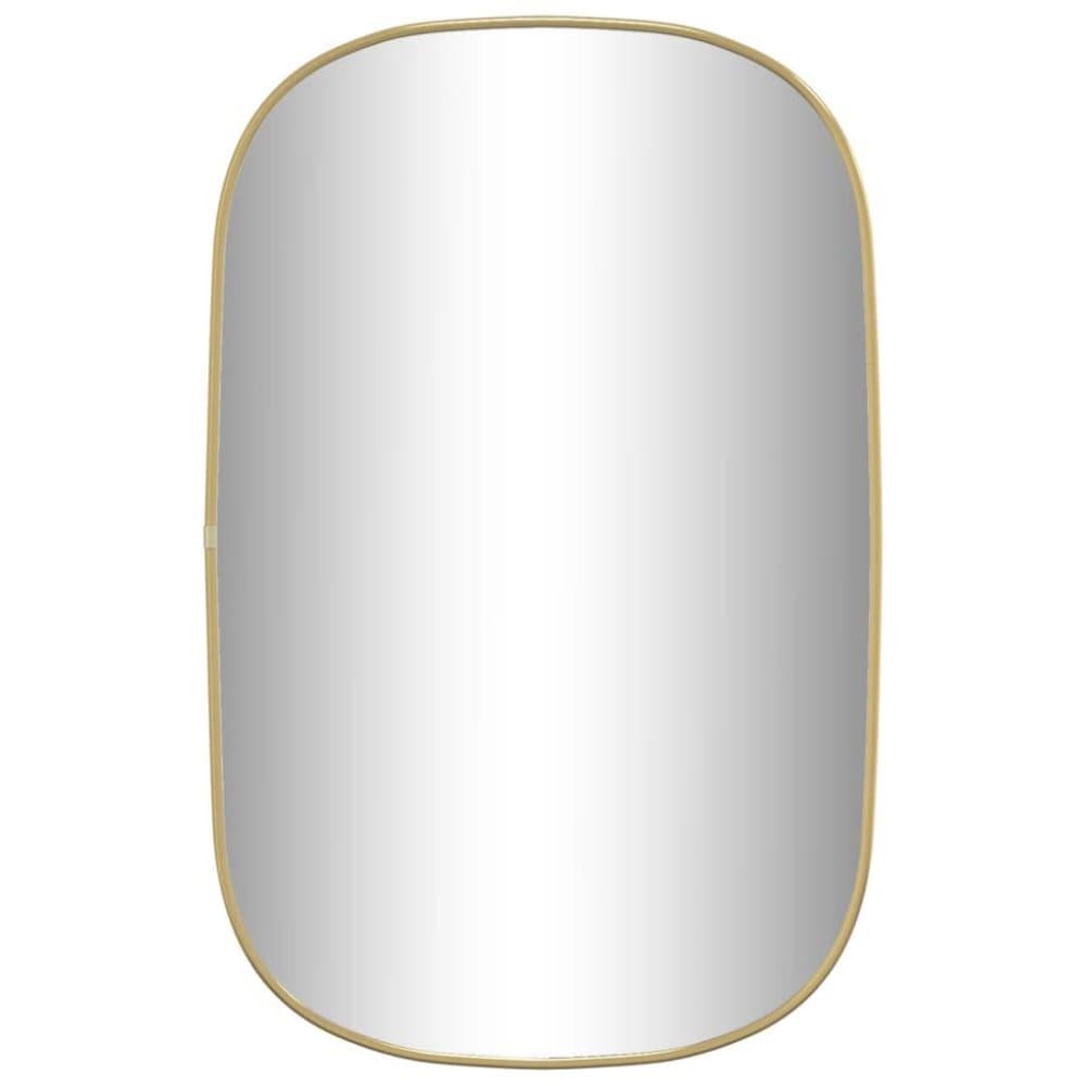 vidaXL Väggspegel guld 70x45 cm