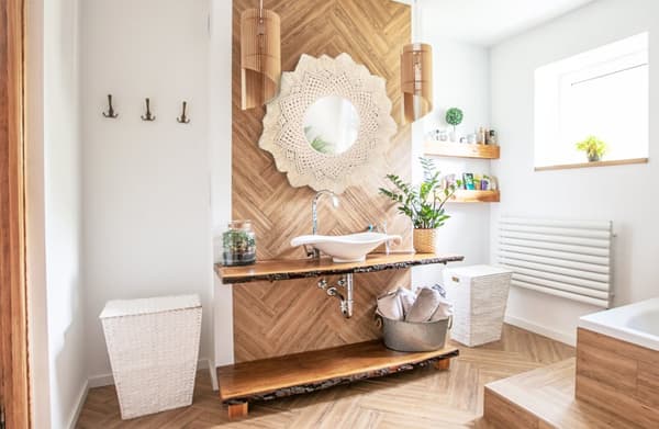 BOHO VÆGSPEJL 60CM 322051