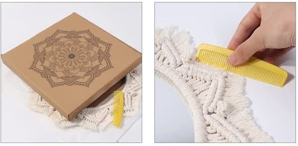 BOHO VÆGSPEJL 60CM 322051