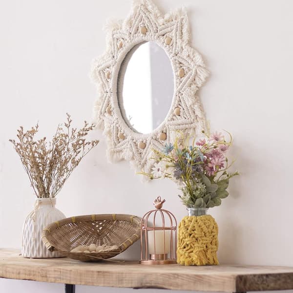 BOHO VÆGSPEJL 50CM 322047