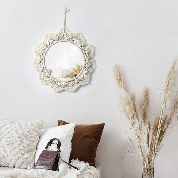BOHO VÆGSPEJL 50CM 322047