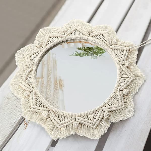 BOHO VÆGSPEJL 50CM 322047