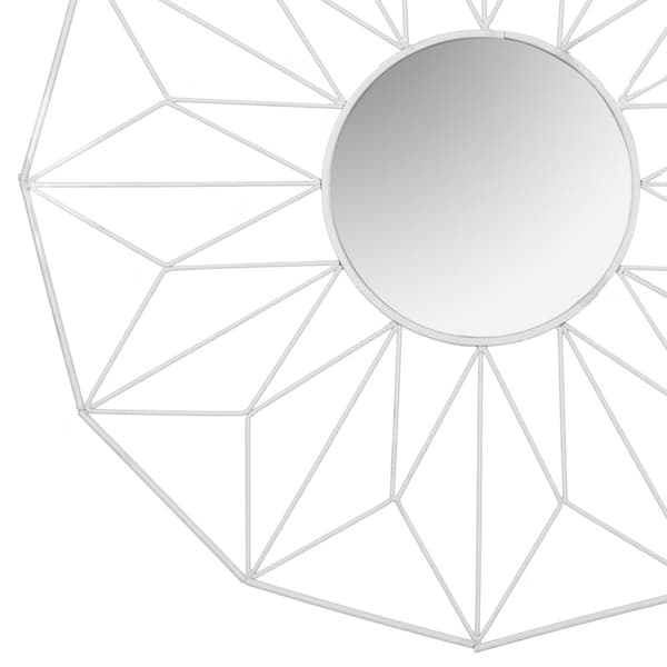 GEOMETRINEN PEILI 12-SUUNTAINEN VALKOINEN 58 CM MC60375