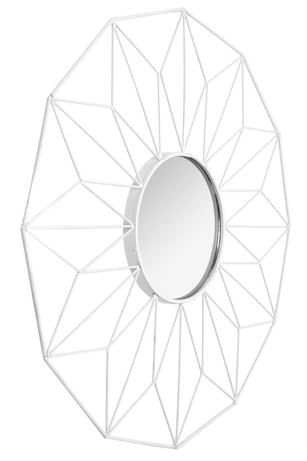GEOMETRINEN PEILI 12-SUUNTAINEN VALKOINEN 58 CM MC60375