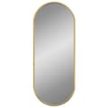 Miniatyrbild 3 av 8: vidaXL Väggspegel guld 60x25 cm oval